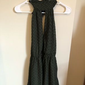 Hunter Green Romper